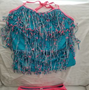 Tween Fringe Tankini